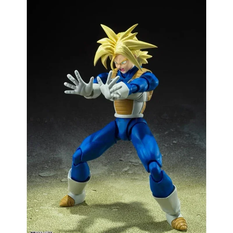 W magazynie oryginalny Bandai SHF Dragon Ball ukryta moc Super marynarz przyszłość trunks figurka animacja zabawka prezent Model kolekcjonerski