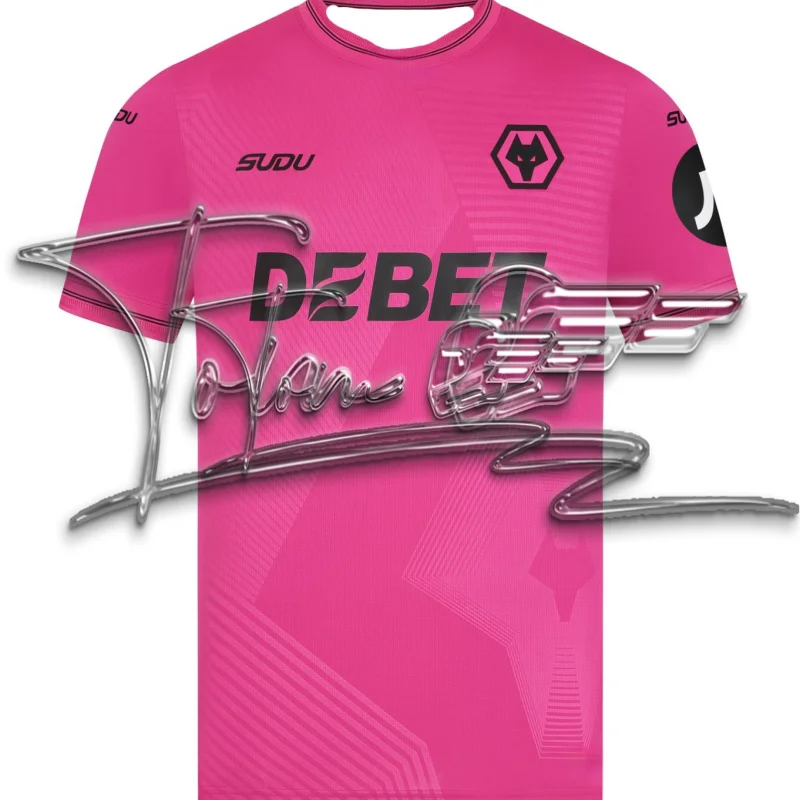 2026 نمط شارع وولفرامبتون، مقاس مريح، عصري ومتعدد الاستخدامات، قميص كرة قدم يجب اقتناؤه بطباعة رائعة وأسلوب رياضي #1