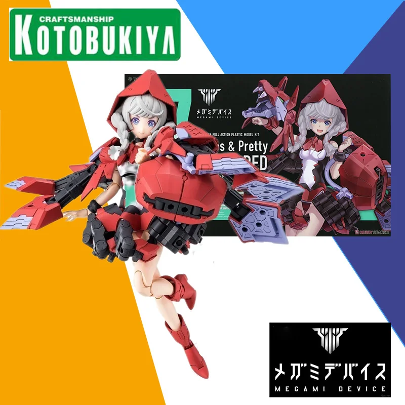 

Фигурка героя аниме Kotobukiya, фигурка MEGAMI DEVICE chao& Pretty, маленькая красная сборка, набор моделей, коллекционная игрушка, подарок для ребенка