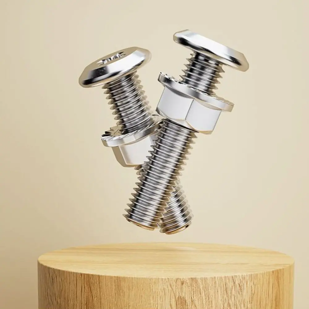 

Винты из нержавеющей стали M6 M8 304. Стопорные шайбы. Набор болтов и гаек с крестообразным утоплением. Конструкция болтов с ультратонкой вафельной головкой.