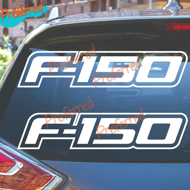 2x Pegatinas JDM F-150 Truck Decals Bedside Window Car Vinyl Sticker F150 Decal - Customizable in Any Sticker Size-No Background