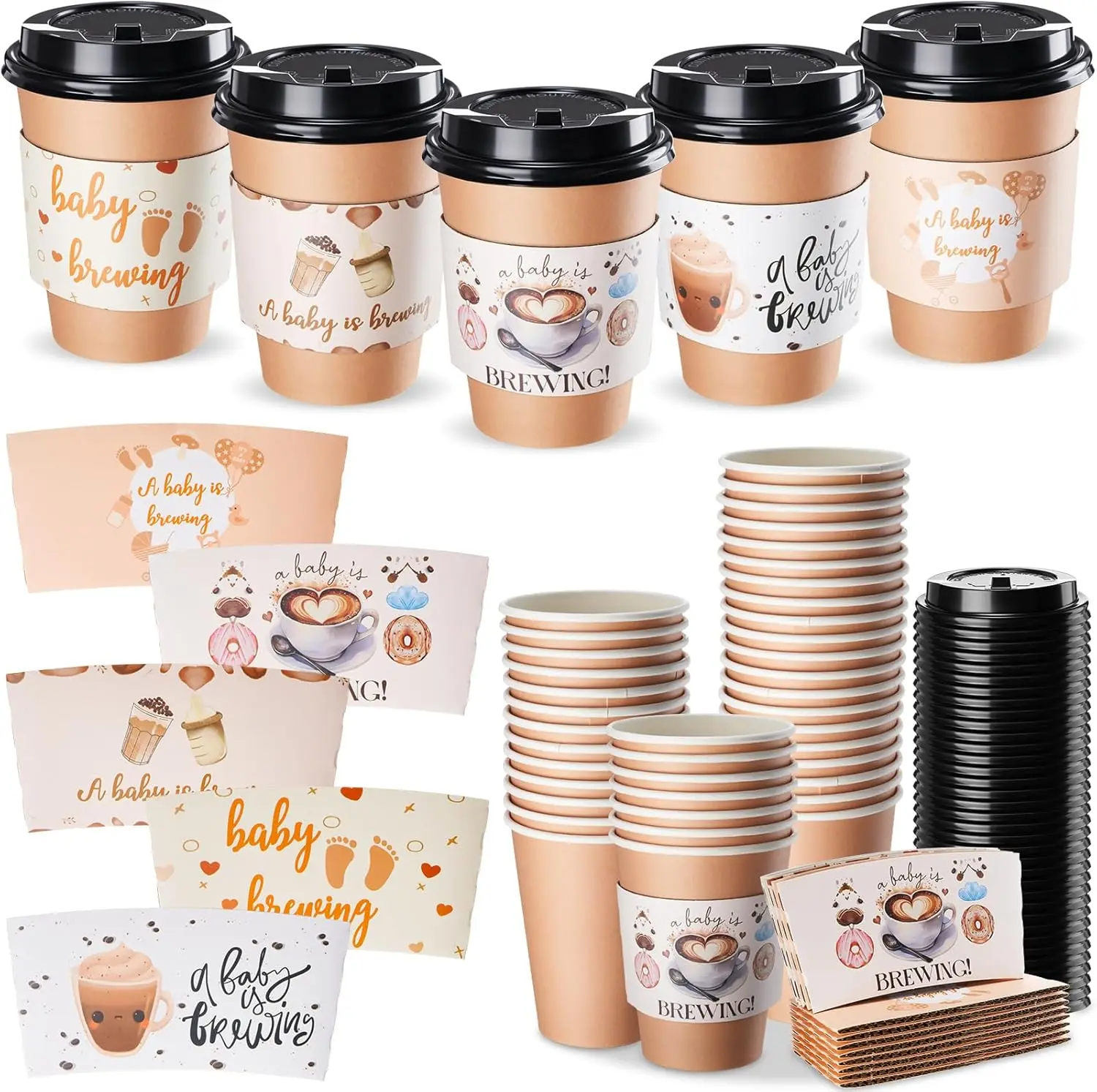 50 Pack 12 Oz Paper…