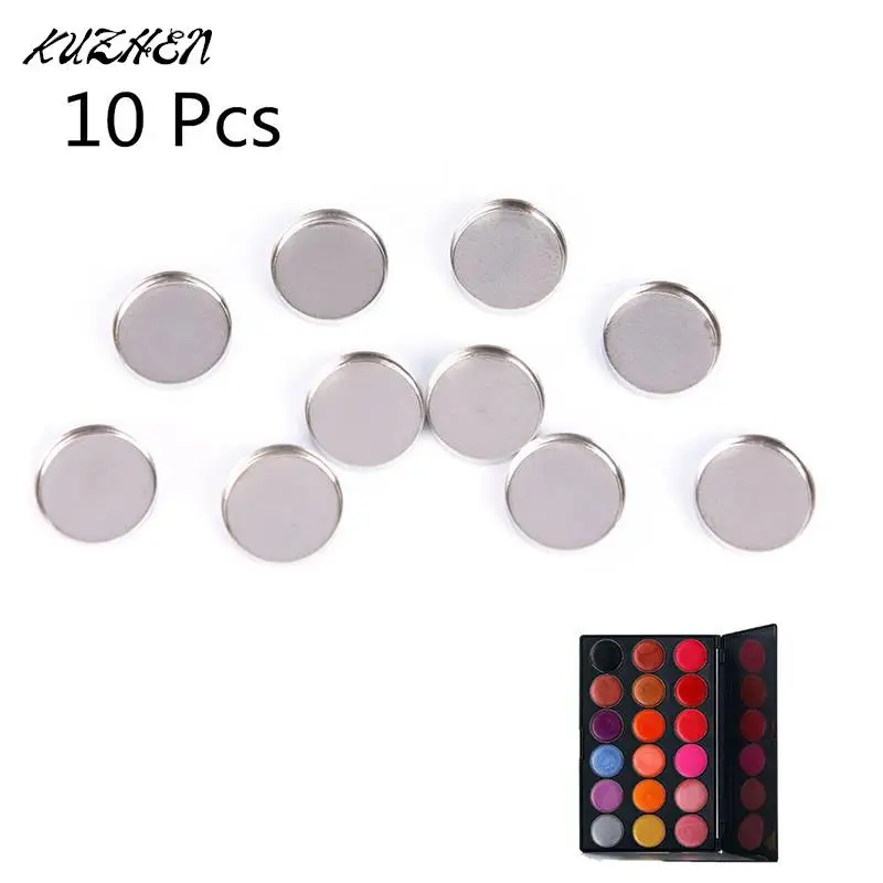 10 Pcs 15MM Empty Pans Eyeshadow Palette Professional Large Makeup Box Private Label Blank Pattern Fill