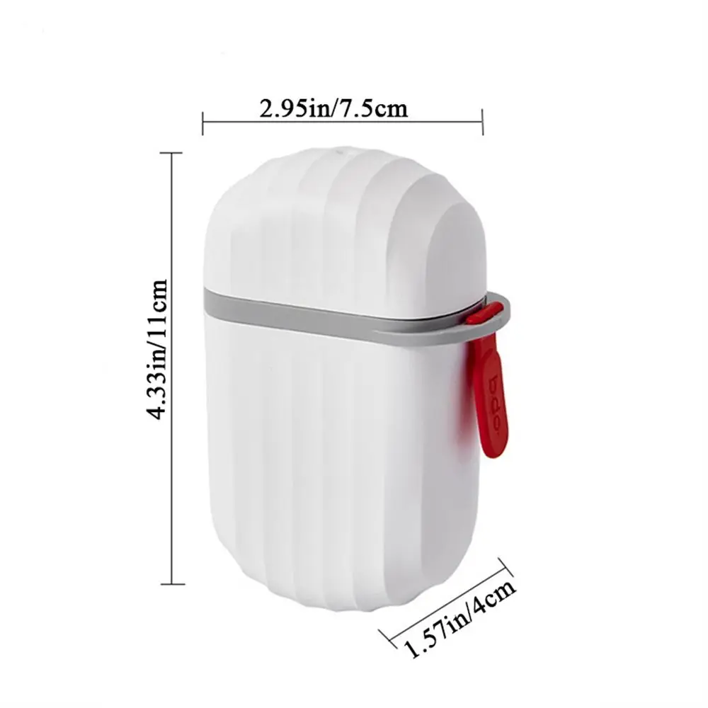 Contenitore per sapone Portasapone in plastica Portasapone da viaggio impermeabile a prova di perdite con coperchio Portasapone sigillante Bagno