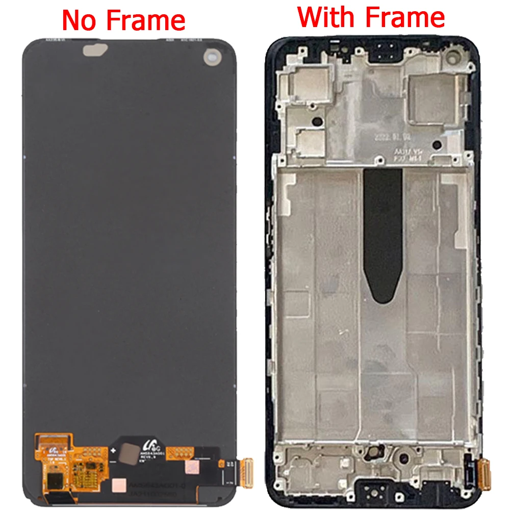 For OPPO Reno 7 4G LCD Screen With Frame 6.43\