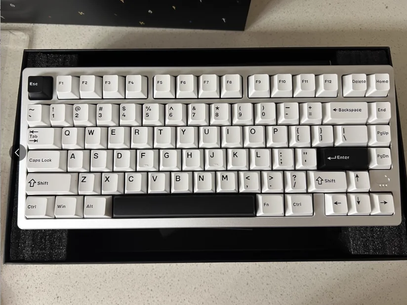 Wob Rainy75 Wireless Bluetooth Mechanical Keyboard Customizable Aluminum Gaming Esports Keyboard Gift Rain Birthday Boy image 4