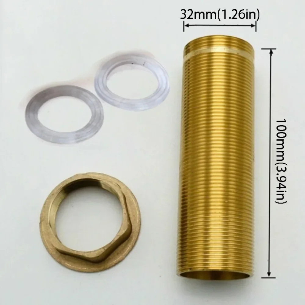 Stainless Steel Faucet Fixed Foot Extension Nut 30 Plus Filament Screw Nut Hot Cold Water Tap Repair Nut Tap Repair