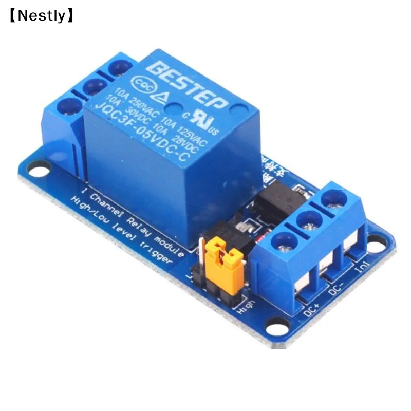 3.3V 5V 12V 24V 1 Channel Relay Module High and low Level Trigger Relay Board〔Nest〕