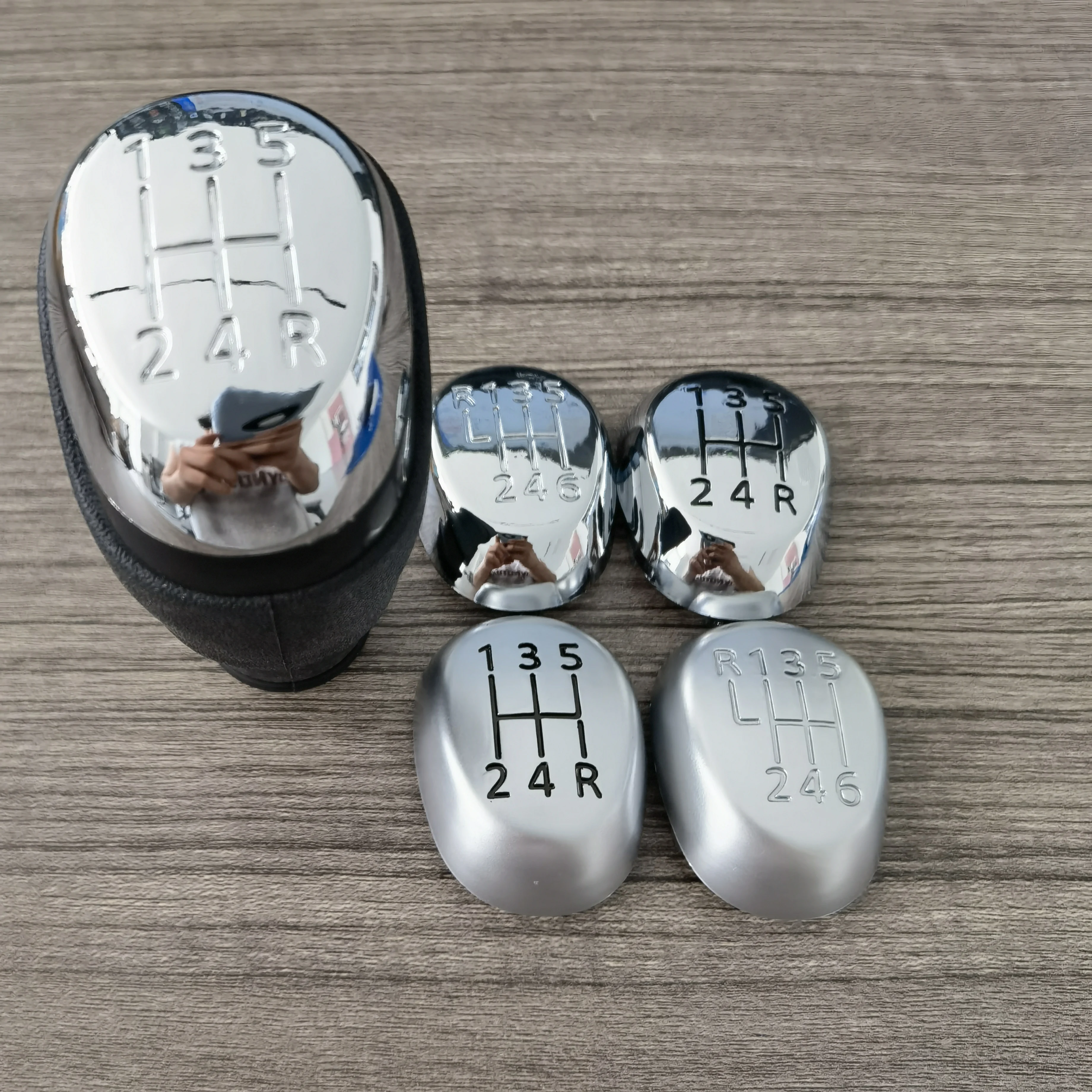 5 6-Gang-Schaltknauf für Renault Clio 4 IV MK4 Manual Stick Head Shifter Hebelgriff Auto-Innenraum Ersatzzubehör – Detail 5