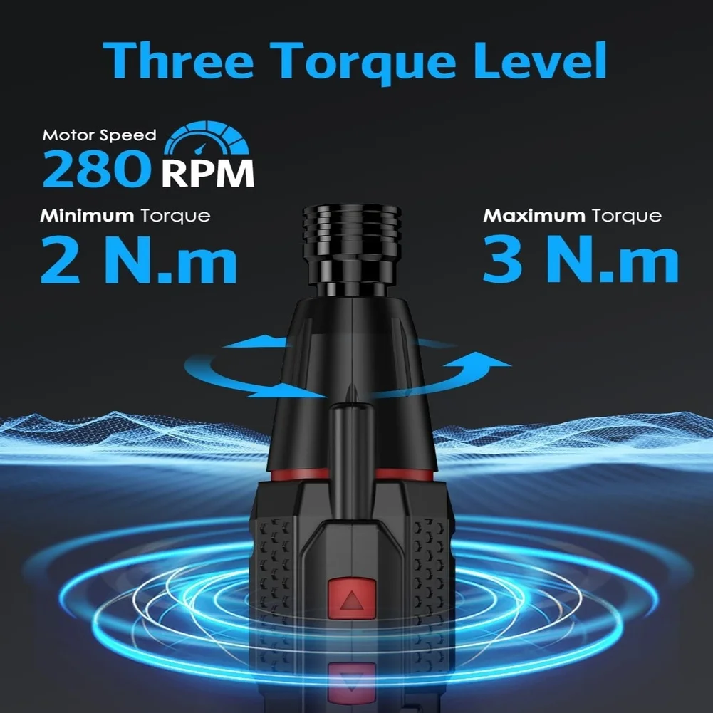 مفك براغي كهربائي لاسلكي 42 فولت مع بطارية ليثيوم قابلة لإعادة الشحن وزر واحد لسهولة مفك البراغي #5