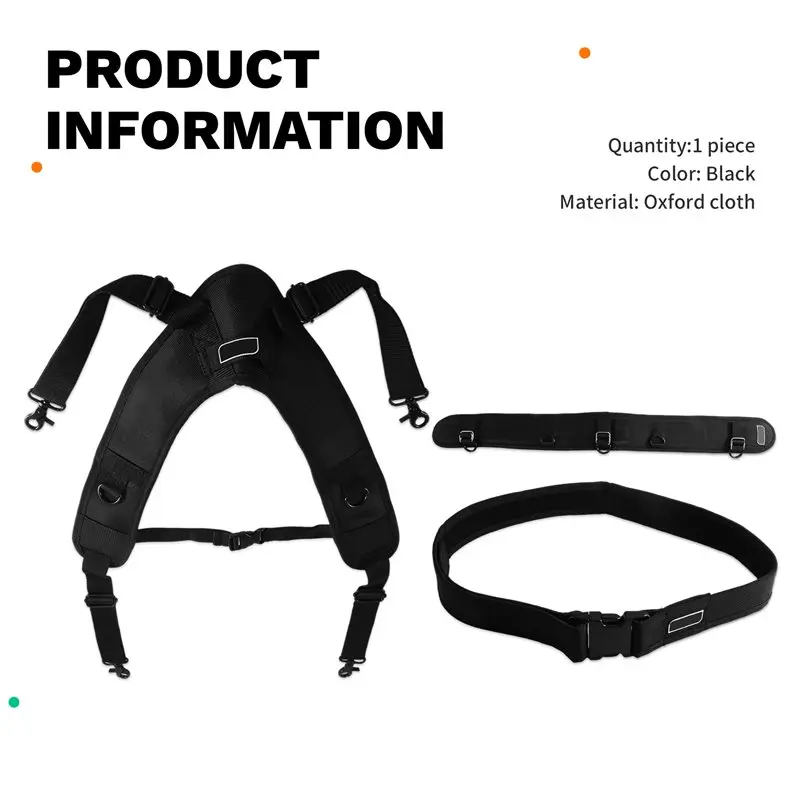 【PARTY  DAY】Supplemental Strap Tool Belt Supenders Heavy Duty For Construction Framers Comb Apron For Electrician Roofing