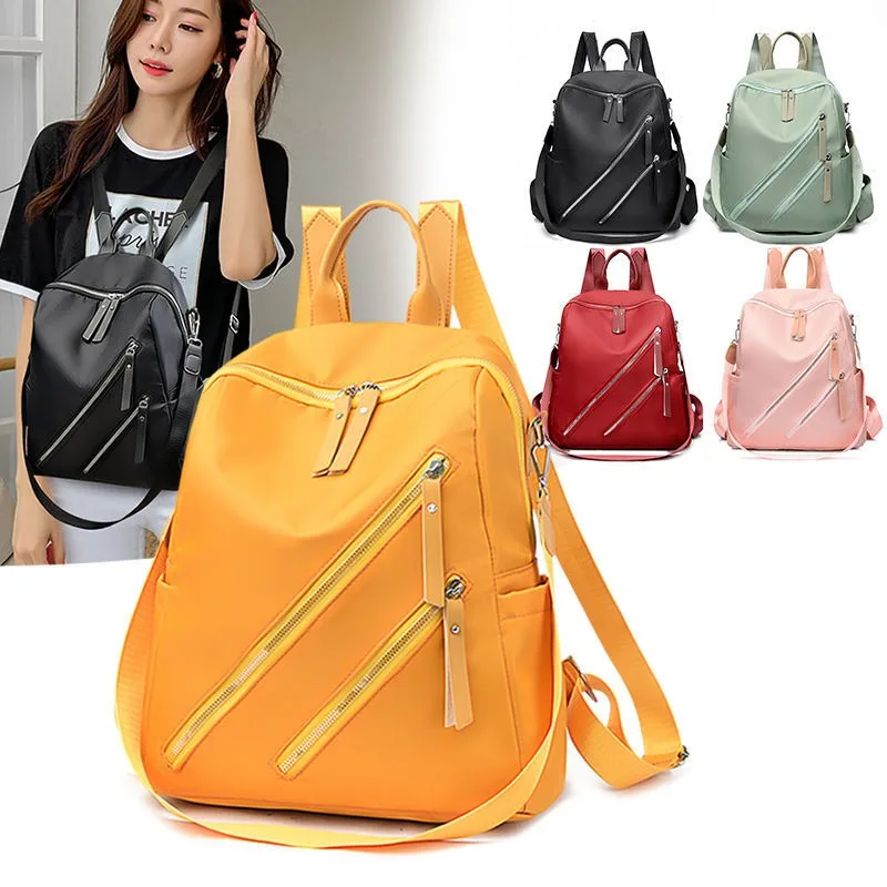 Women Backpack Korean Fashion Style Nylon Waterproof Travel Casual Shoulder Bag School Bags for Teenager Girl New