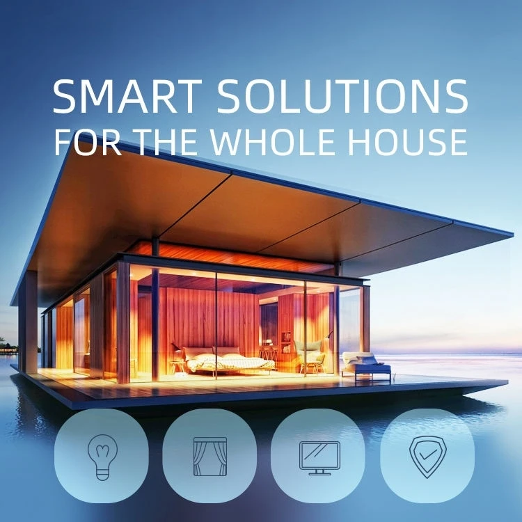 Modern Secure Whole Home Automation Integrated Control System Safe WIFI Alexa & Google Smart Home Integration