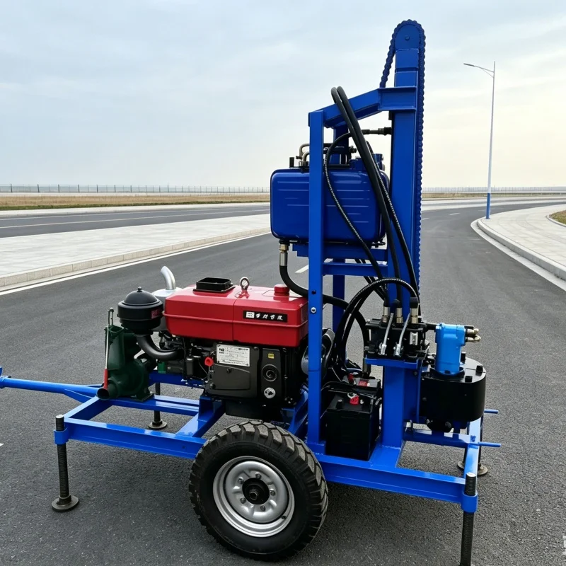 Customized Labor-saving Mini Well Driller, Water Well Drilling Rig, Drilling Machinery for Engineering Exploration