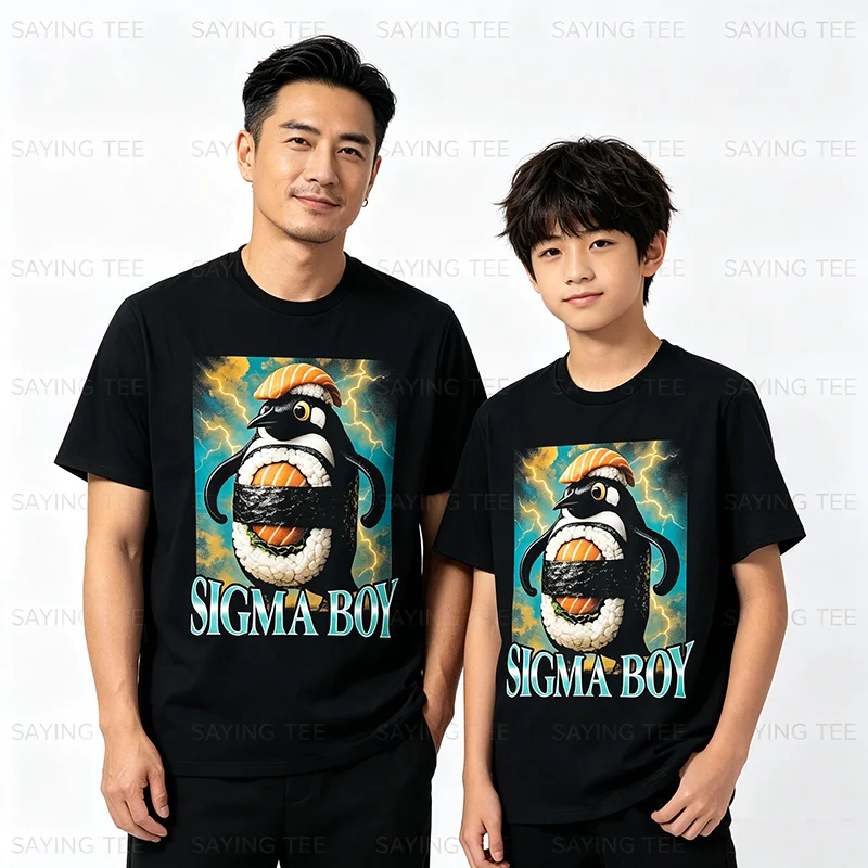 Sigma Boy Y2k Personality Brainrot Lustiges Bootleg T-Shirt Grafik-Bekleidung Humor Weiche Baumwolle Kurzarm-Shirt mit Spruch Neuartiges Geschenk – Detail 6