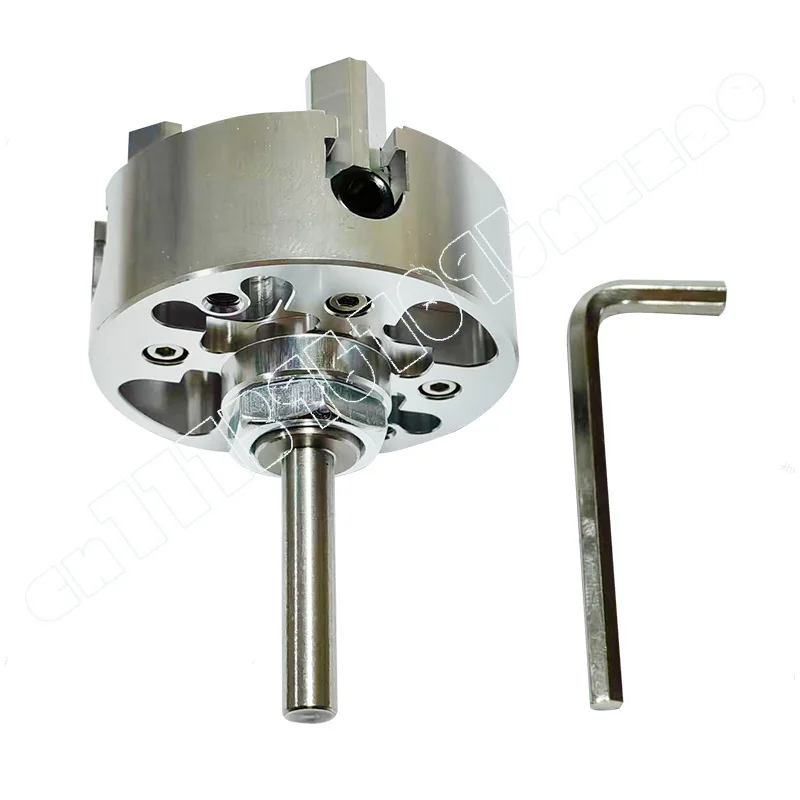 Z011A Mini Machine Tool Four-jaw Single Action Chuck, Metal Lathe Grinding Machine Drilling General Tool