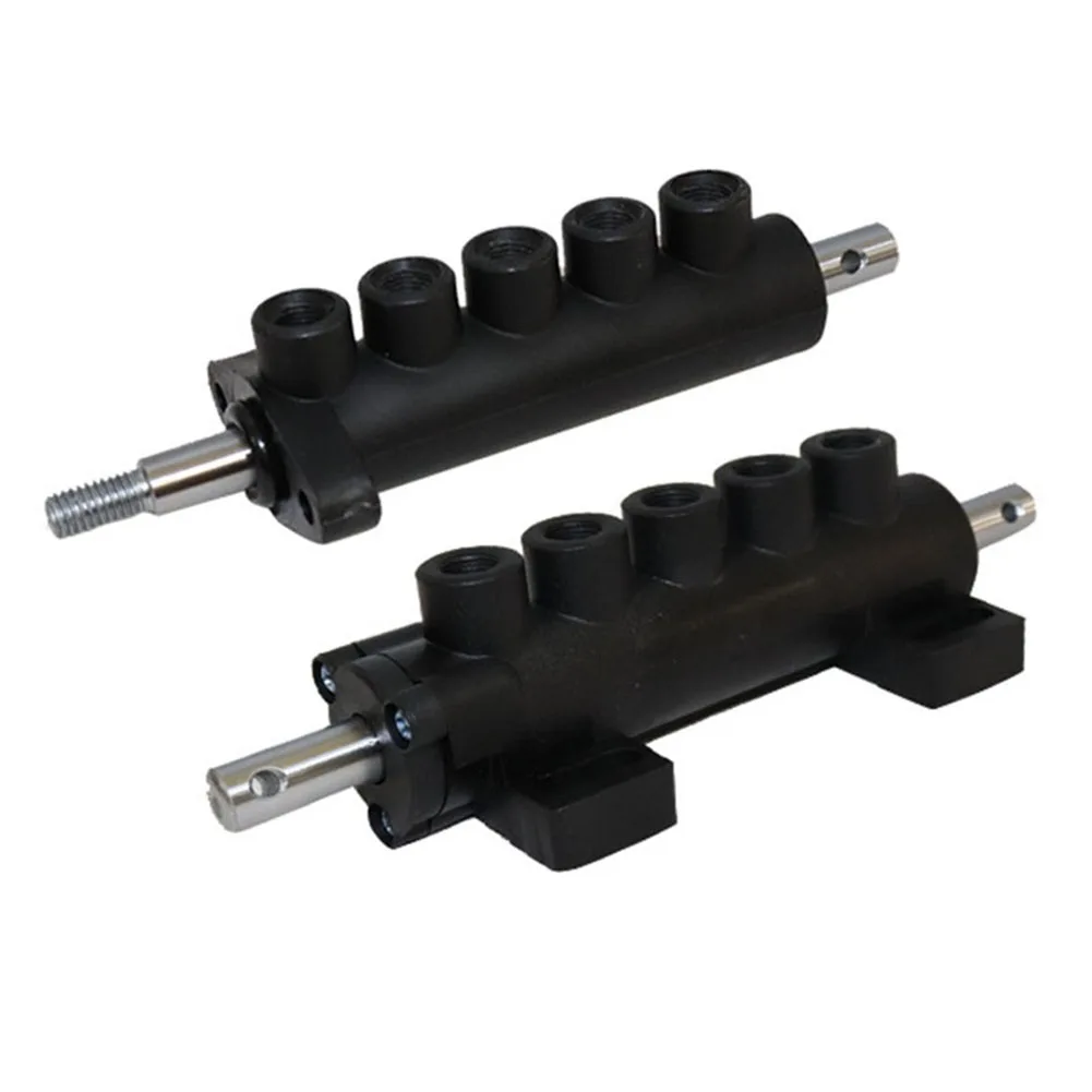 عملية إنتاج متقدمة لكراجات السيارات، صمام معلق بخمسة اتجاهات، صمام احترافي، سبائك الألومنيوم المقاومة للتآكل #5