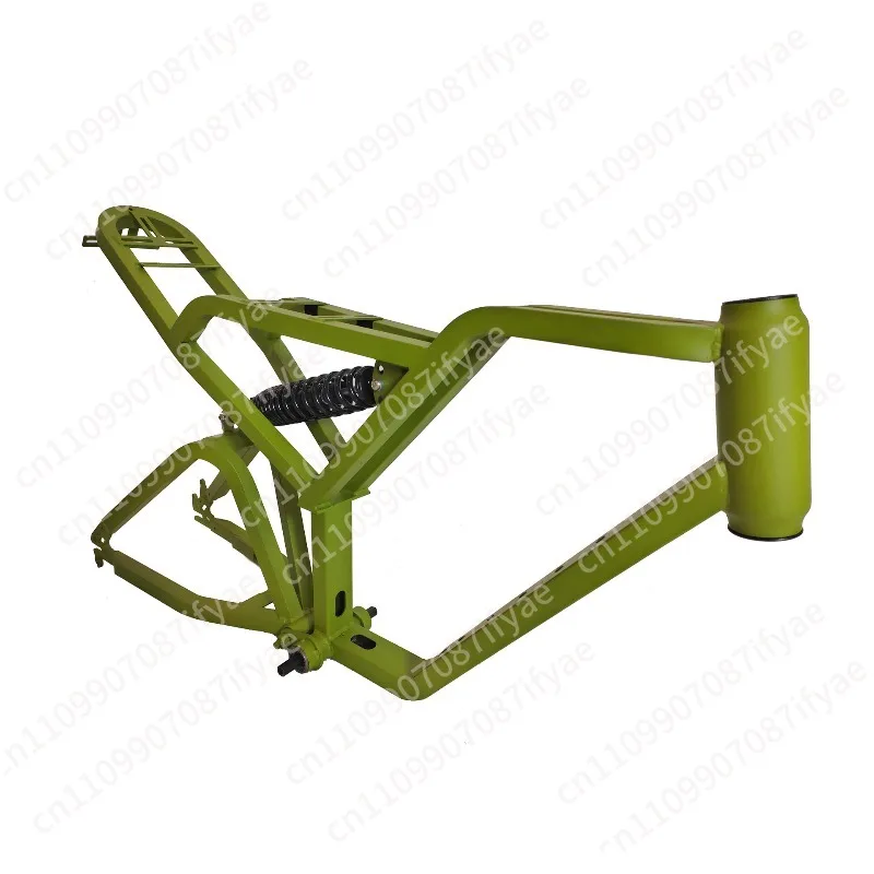 Retro electric bicycle frame 20-inch snowmobile electric vehicle frame, off-road electric motorcycle frame design