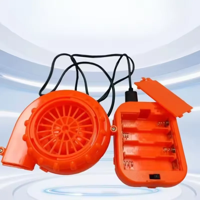 

Air Pump and Battery Box Inflatable Costumes Mini Blower Fan Low Noise USB Electric Air Blower Pump for Inflatable Costumes Toys