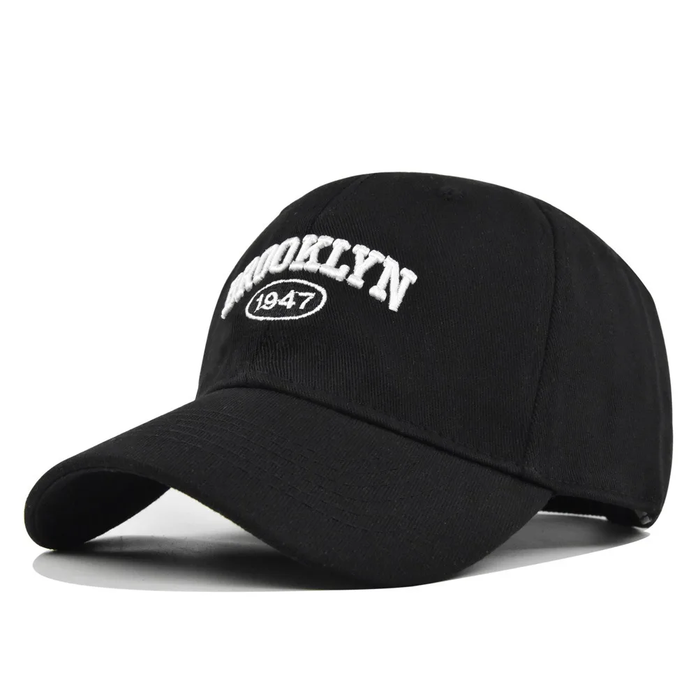 Vintage Brooklyn Embroidered Baseball Cap Adjustable Washed Look Dad Hat for Men Women Outdoor Sports Trendy Streetwear Style