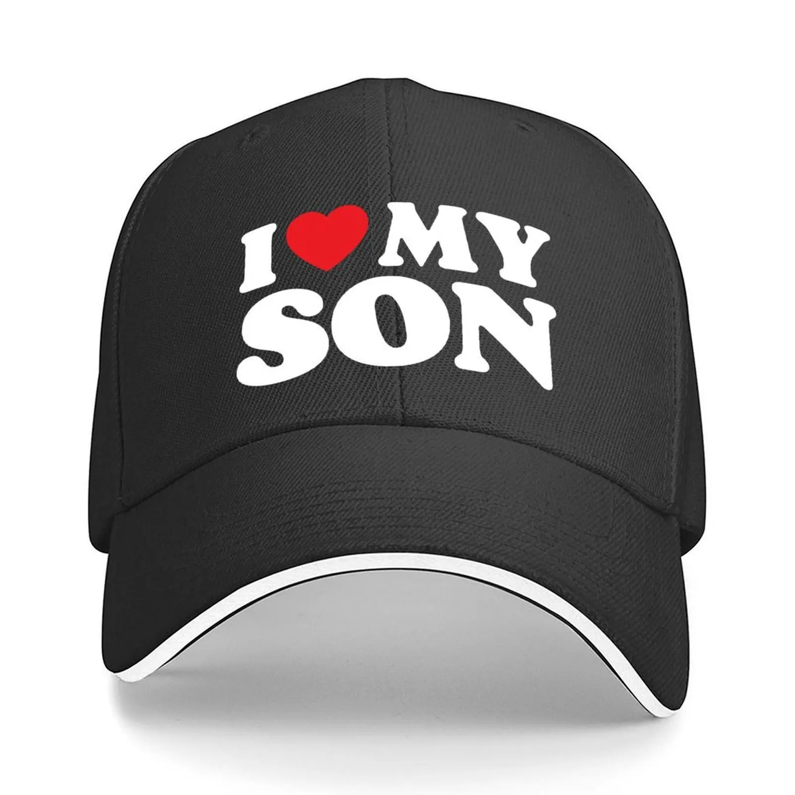 

I Love My Son Baseball Cap Sunhat Luxury Man Hat Hat Beach Big Size Hat Women's Hats For The Sun Men's