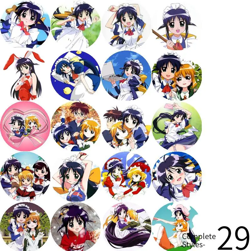 لعبة Mahoromatic Andou Mahoro شارة شخصية أنيمي بروش مرساة الأجهزة الطرفية دبوس CreativeFashion علامة الصدر هدية عيد الميلاد