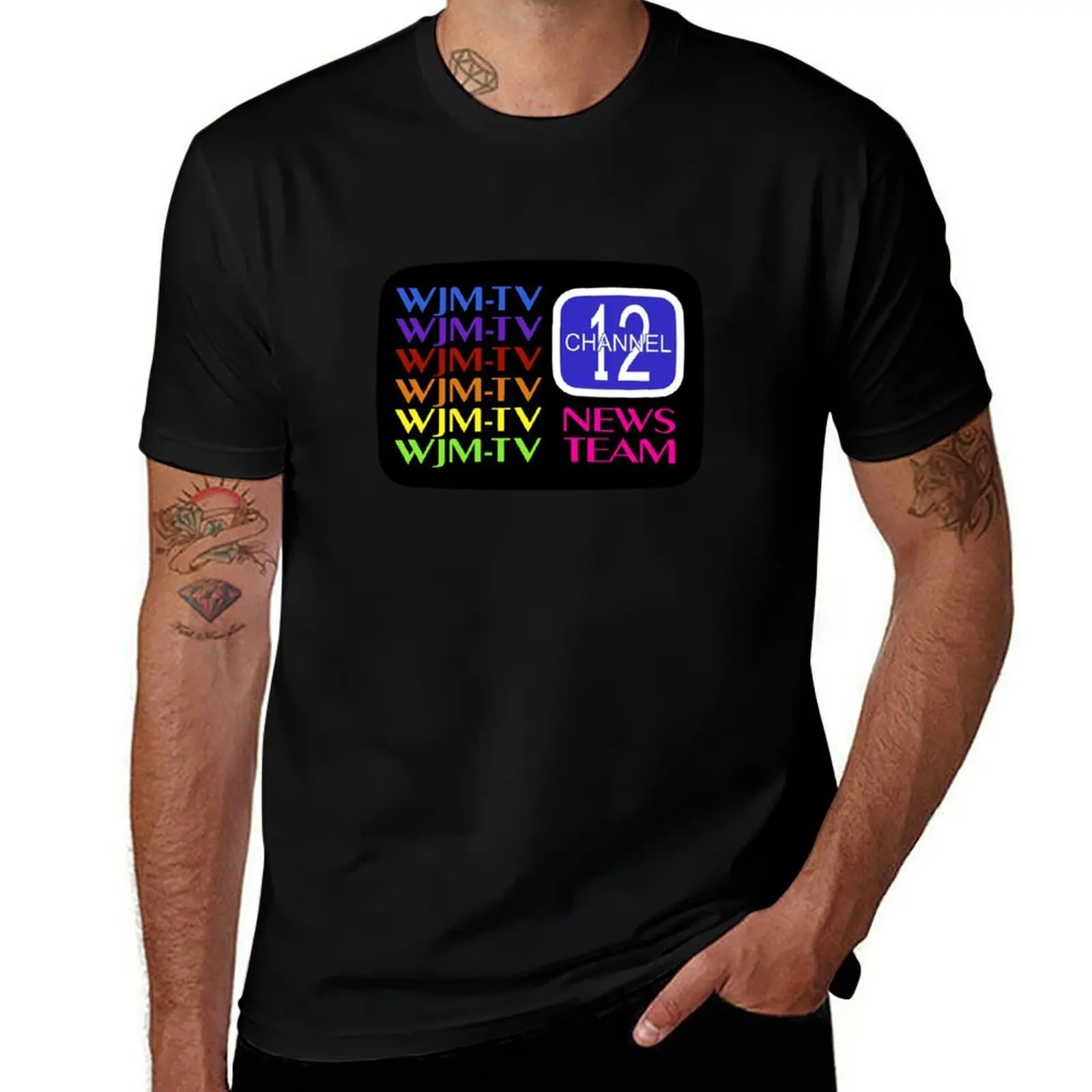 WJM-TV, Mary Tyler Moore Classic T-Shirt Light Athletic Short Sleeve Tee Shirt T-Shirt