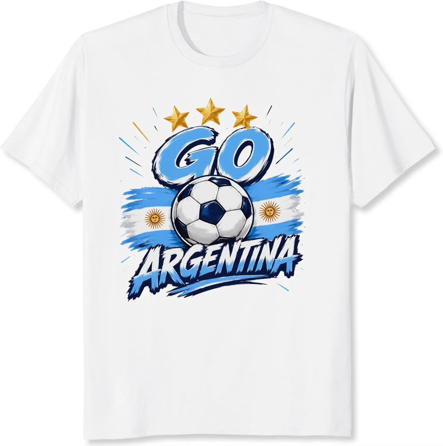 Soccer Trophy Celebration Shirt Abstract Soccer Cup City Skyline Graphic Tee for Men