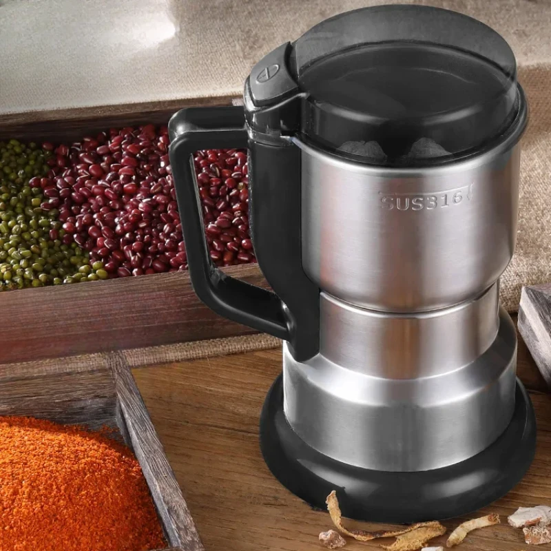 Мини-измельчитель, многофункциональный измельчитель трав и зерна, сверхтонкий шлифовальный станок, высокоскоростная дробилка, легко очищаемая мельница