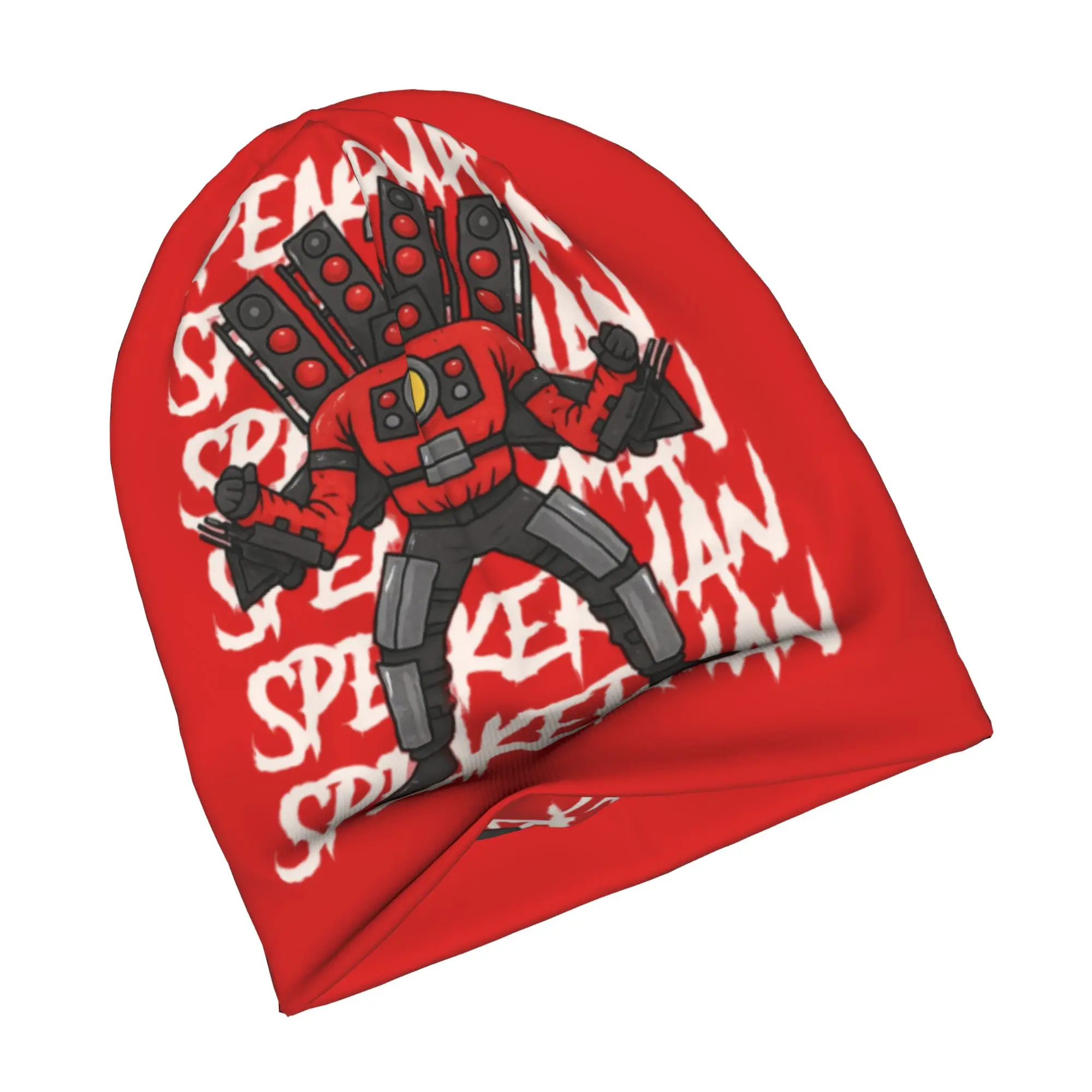 Titan Speakerman Skibidi Toilet  Skullies Beanies Caps Unisex Winter Warm Knitting Hat Hip Hop Adult Bonnet Hats Outdoor Ski Cap
