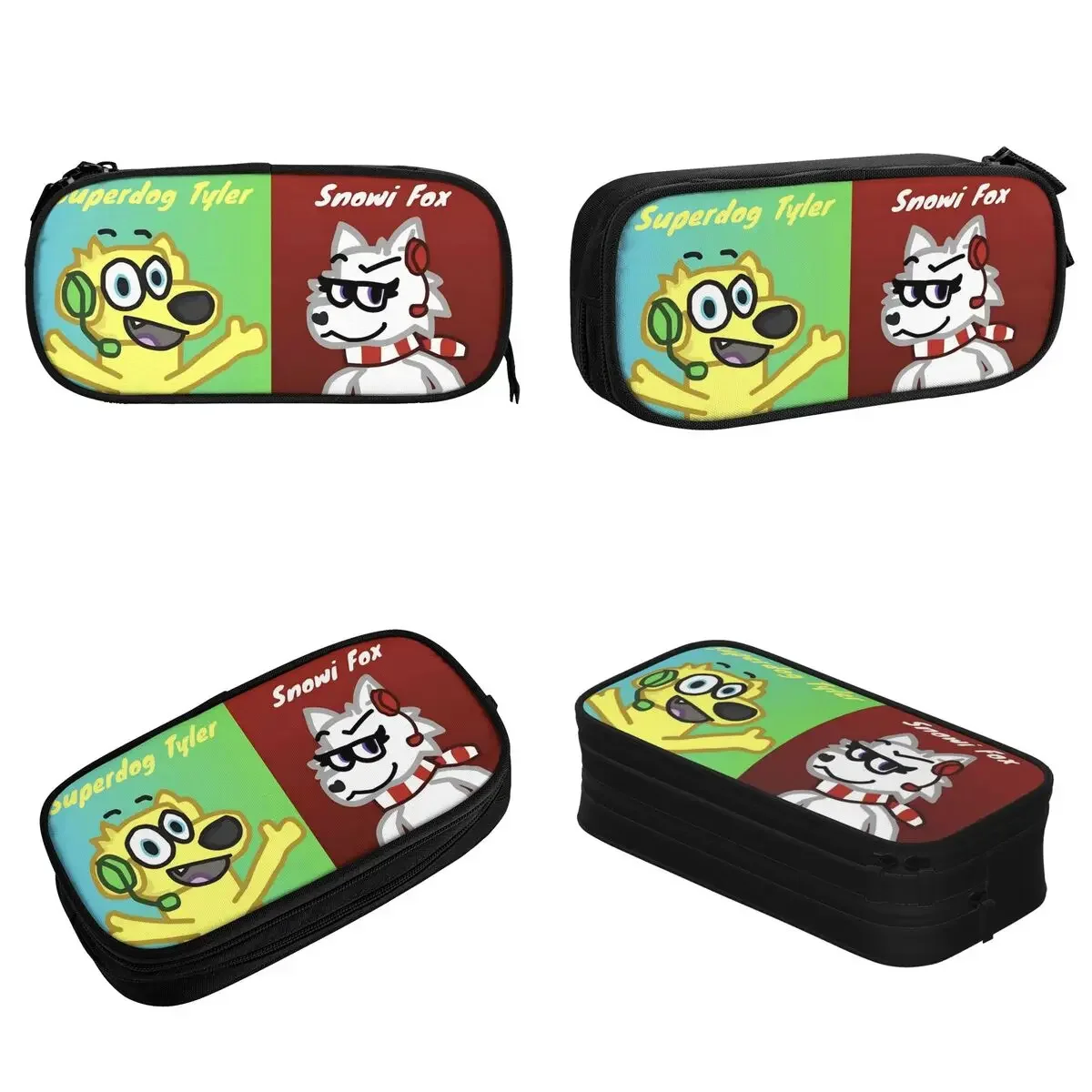 Tylers And Snowi Gaming Pencil Cases Game Anime Pencilcases Pen for Student Large Storage Bag School Supplies Gift Stationery