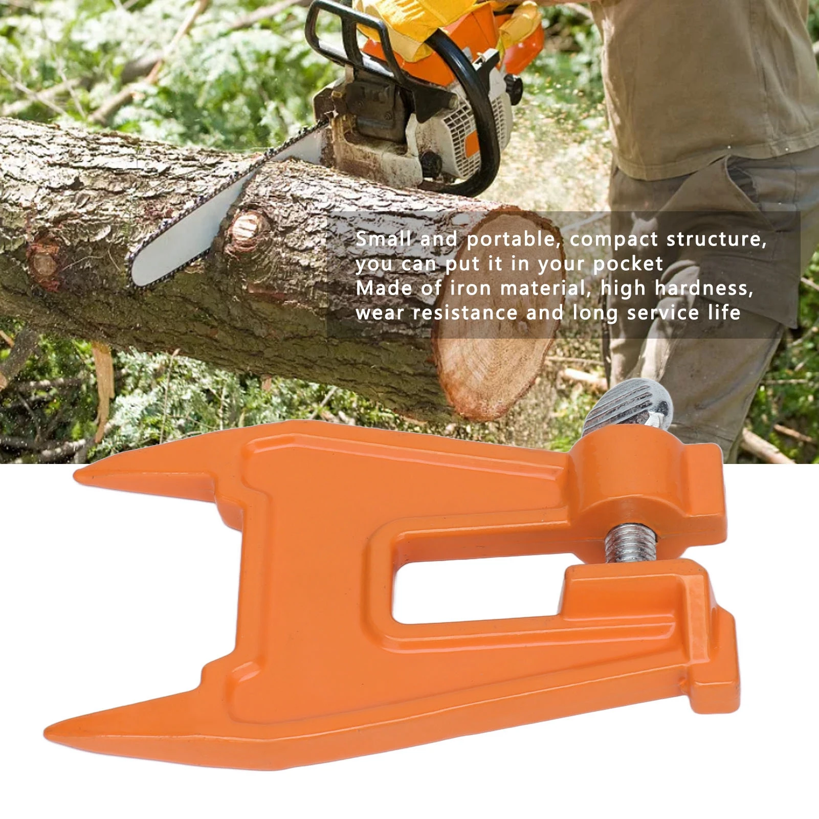 Chainsaw Vise Chain Filing Vise Good Fixability Small Portable Compact Lightweight Chain Saw Chain Sharpening Vise for Logging