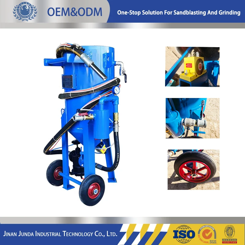 Professional wet sandblasting machine with water nozzle gun Sandblasting machine
