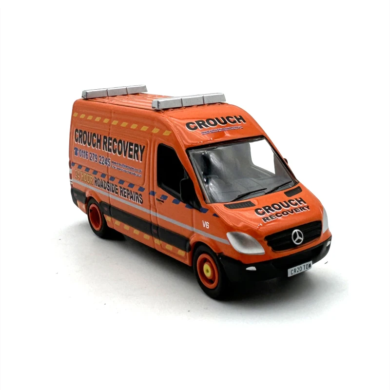 Diecast Alloy Mercedes Rescue Vehicle Van Brinquedos, Escala 1:76, Modelo de carros, Clássicos, Adulto Lembrança, Presentes Colecionáveis, Exibição Estática