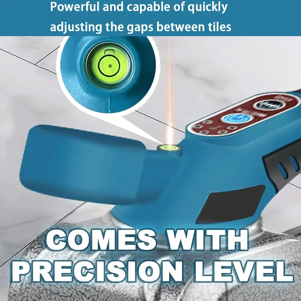 Alat Perata Lantai Getar Otomatis Tanpa Kabel untuk Pemasangan Ubin DIY yang Mudah dengan Baterai Makita 18V yang Kompatibel