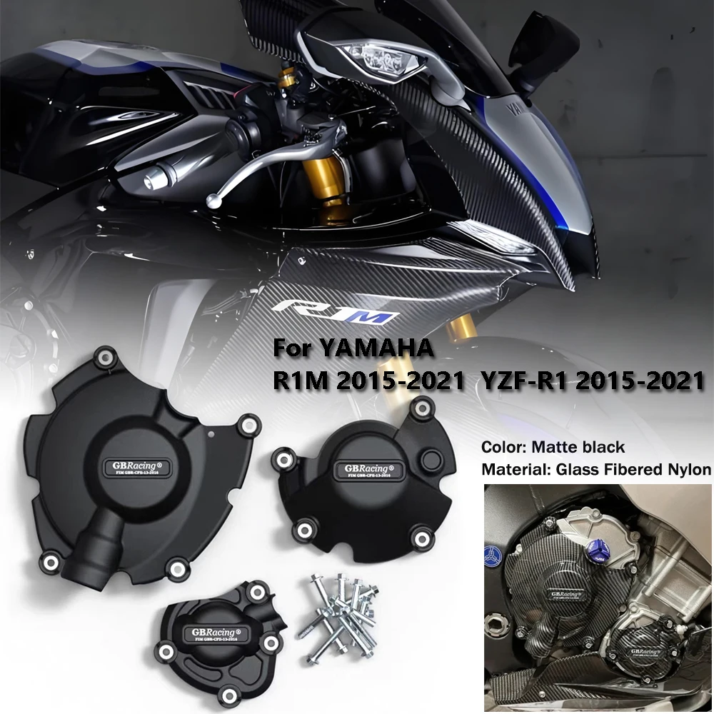 Akcesoria i modyfikacje osłon ochronnych silnika GBRacing do Yamaha YZF R1 R1M 2015 2016 2018 2019 2021 2022 2023