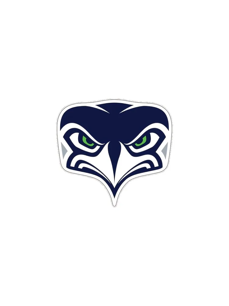 AliExpress NONE 1PC Unique Seahawks Logo Art Sticker, Great for Helmet Decoration, Fridge Magnets, Fan Spaces