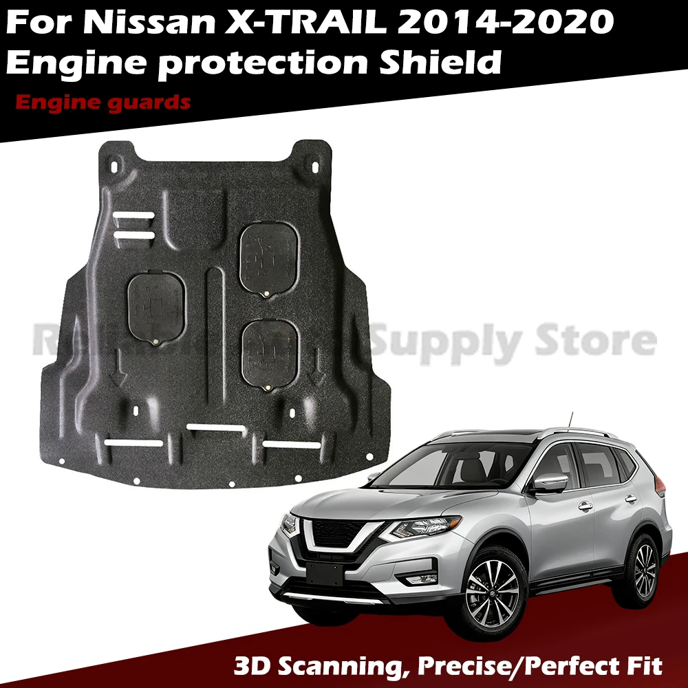 Exact Fit 3D Scanned Underbody Guard Engine Protection Plate For Nissan X-Trail 2014-2020, Total Security Assurance