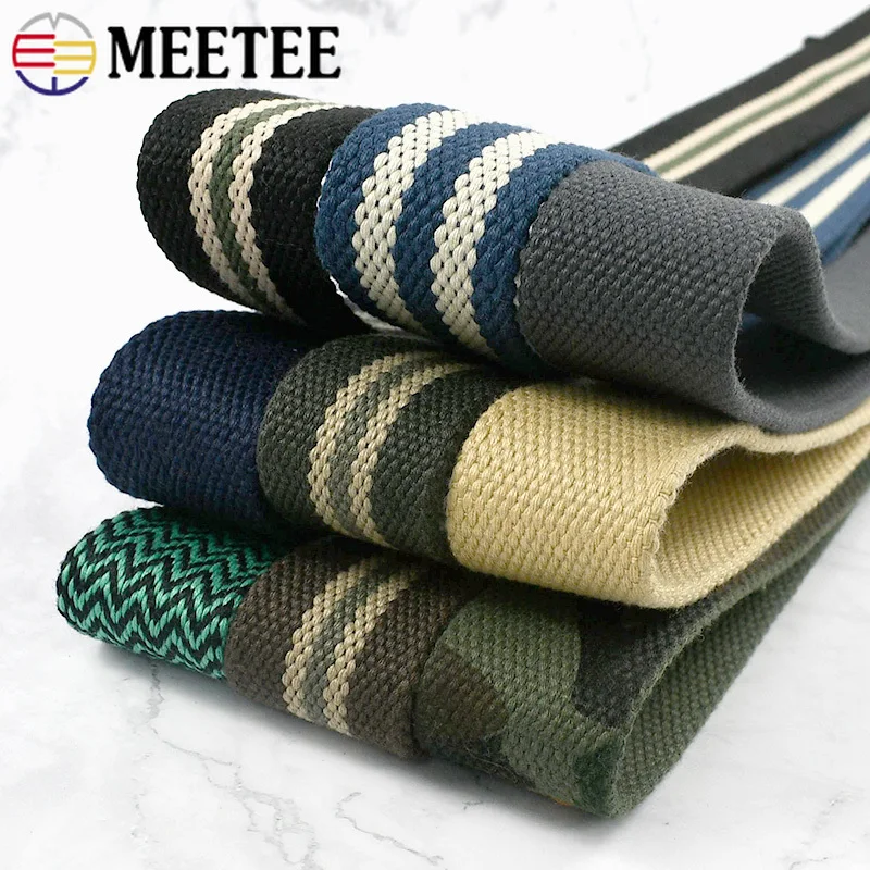 

5Meters 38mm Jacquard Webbing Straps Belt Sling Decorative Braid Shoulder Bag Strap Backpack Ribbon Band DIY Sewing Accessories