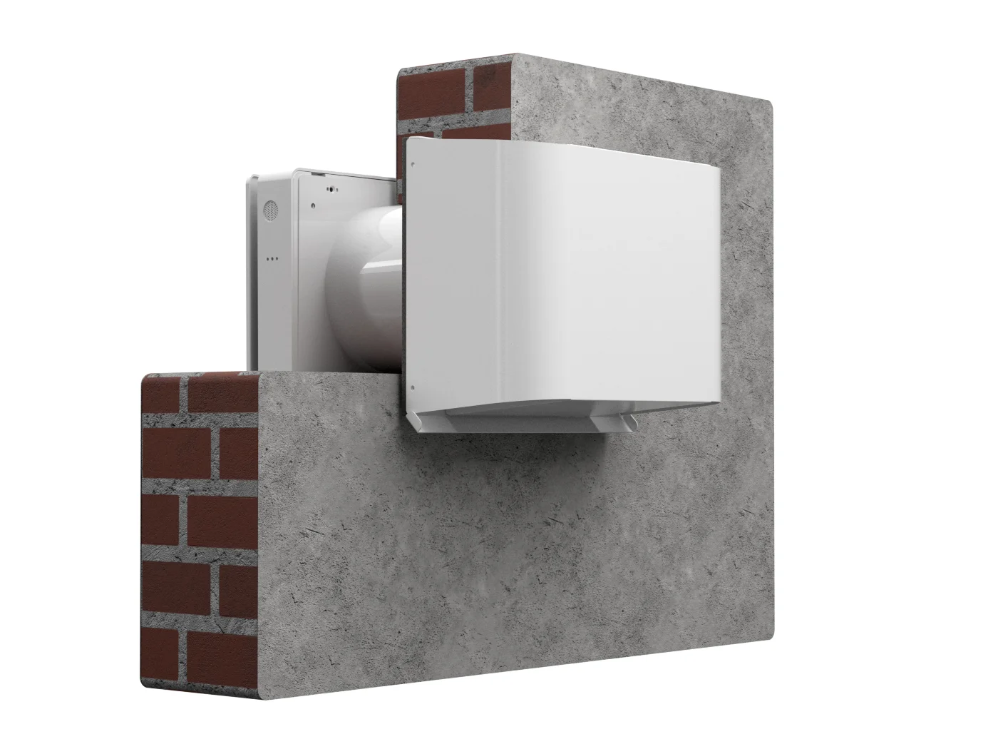 Airwoods Room ERV Decentralized ERV Ventilation WIFI Control CO2 Sensor Control