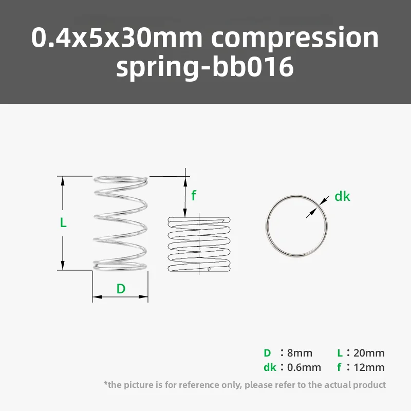 20pcs original brand new Cyberbrick single product compression spring is specially designed for Bambu lab 3D printing models