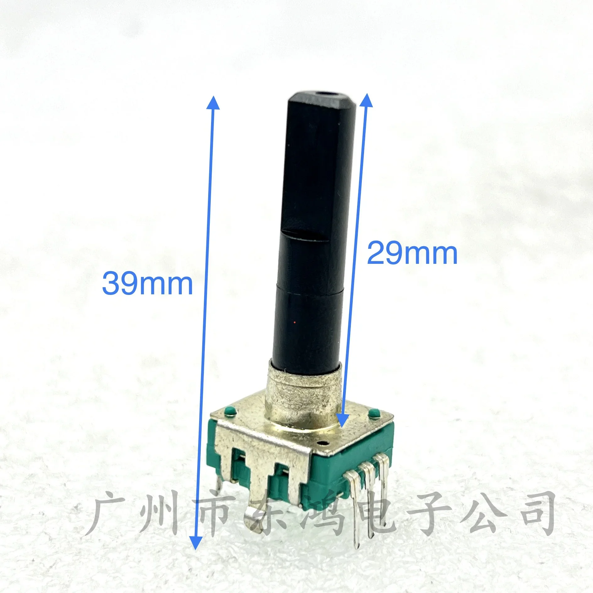 1 PCS ec11 encoder with switch 24 positioning 24 pulse shaft length 30MM