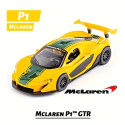 CCA1:40 McLaren P1 GTR model die-casting alloy car model collection ornaments holiday birthday gifts