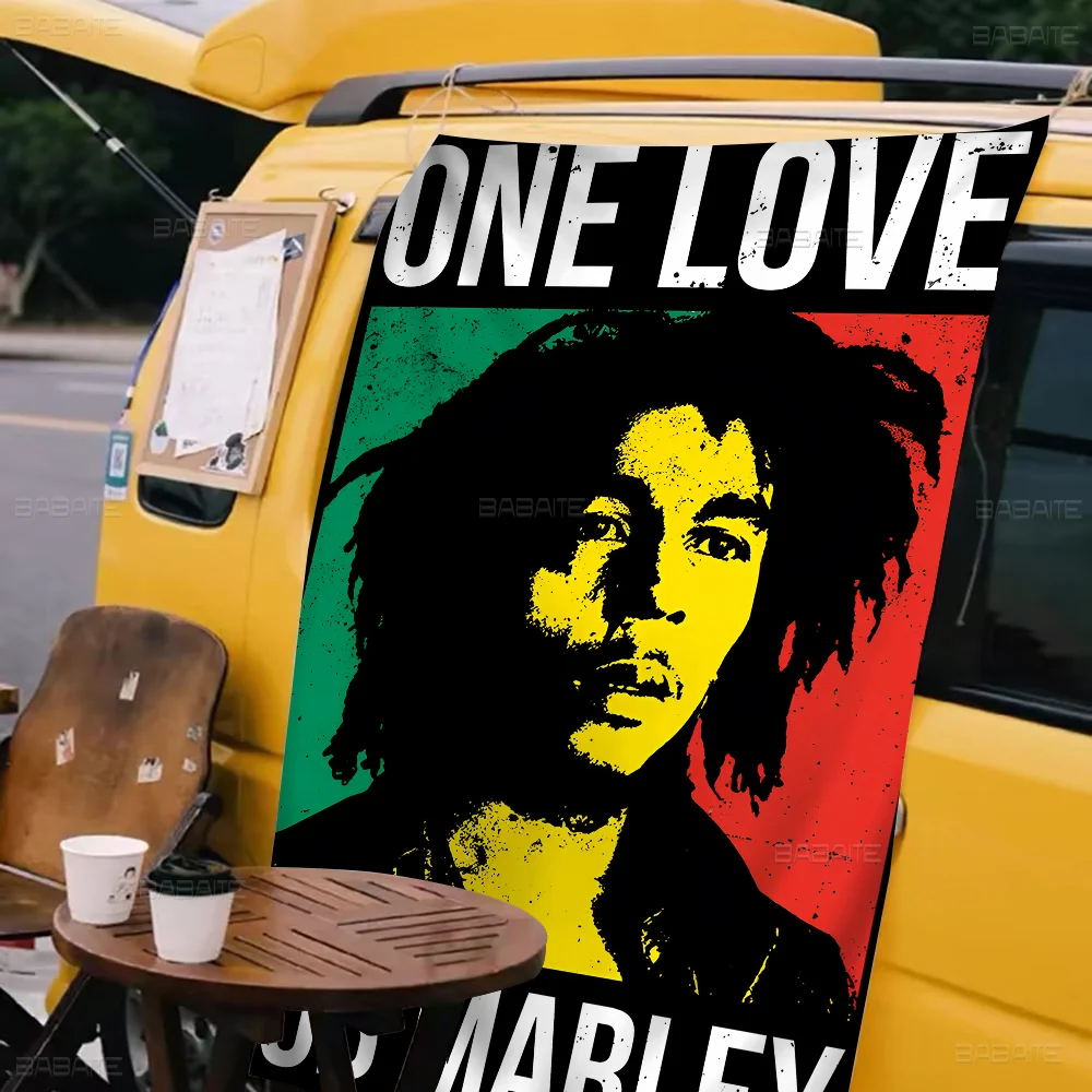 Bob Marley Family Gatherings Outdoor Atmosphere Flags Camping Decorations Banners