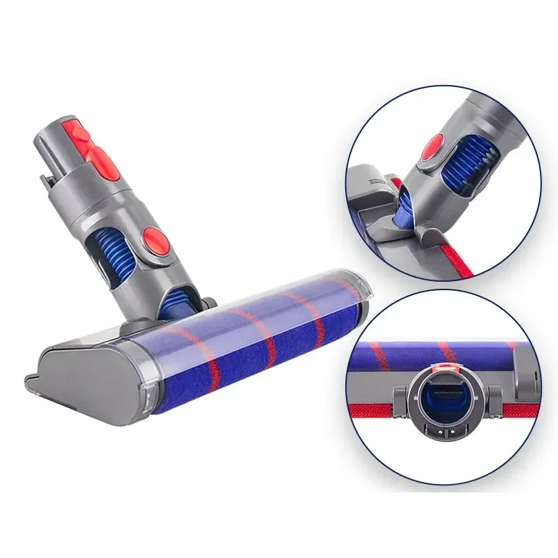 

Запчасти для пылесосов Dyson V7 V8 V10 V11 V15, беспроводная ручка для детской щетки, сменная щетка