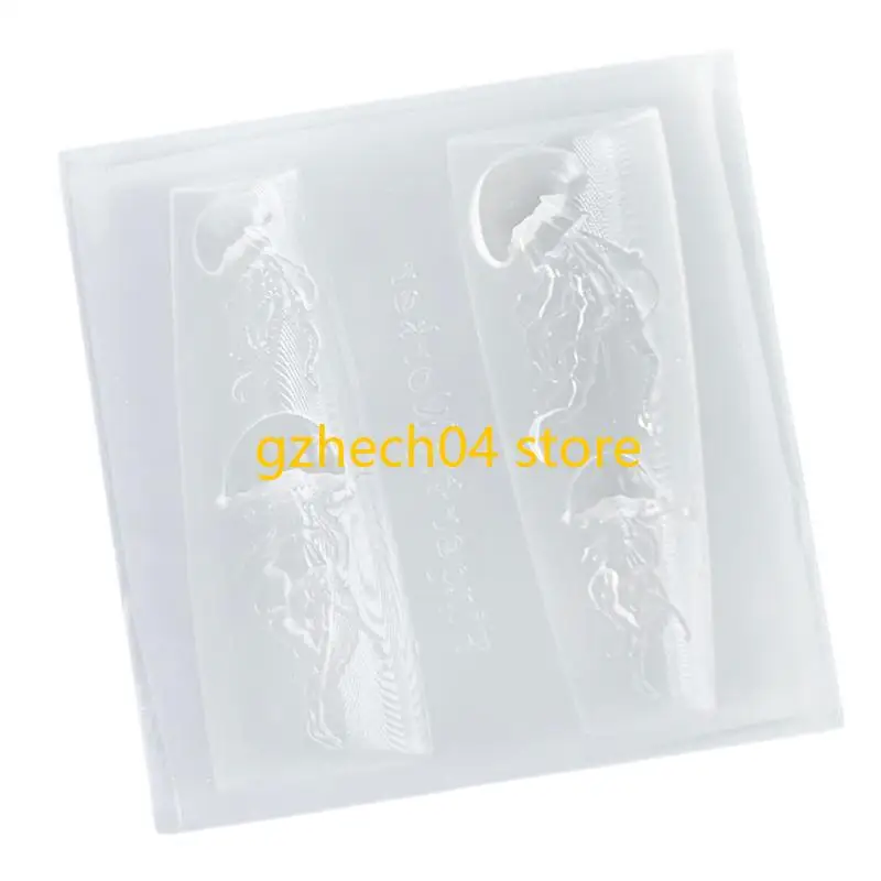 

D55D Creative Art Silicone Mould for Easy Pattern and Designs Creation Soft Materials Fit Various Shapes and Lengths