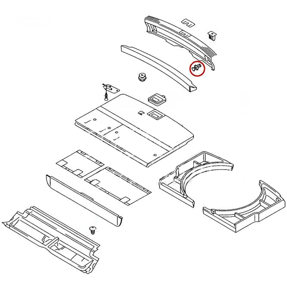 For VW Passat B1 B2 B3 B4 B5 B6 B7 1973 - 2014 2015 CC Bora A5 Touran Car Trim Panel Lining Fixings Screw Rivet Clip Accessories