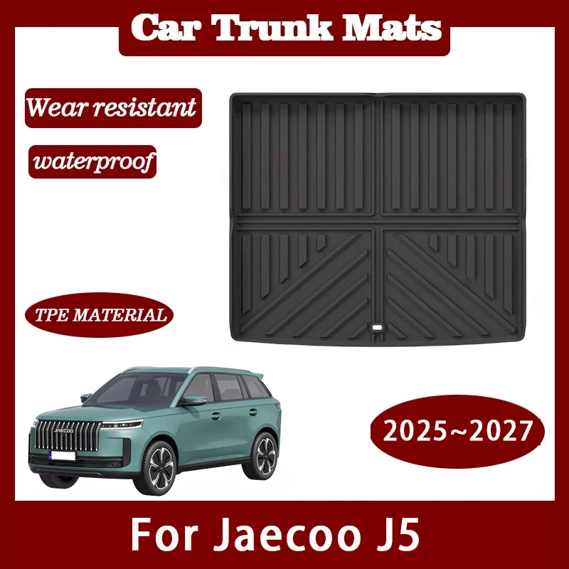 

Car Rear Trunk Mat For Jaecoo J5/5 EV J6 T13J 2025 2026 2027 5seat Waterproof Cargo Liner Storage Pads Interior Auto Accessories