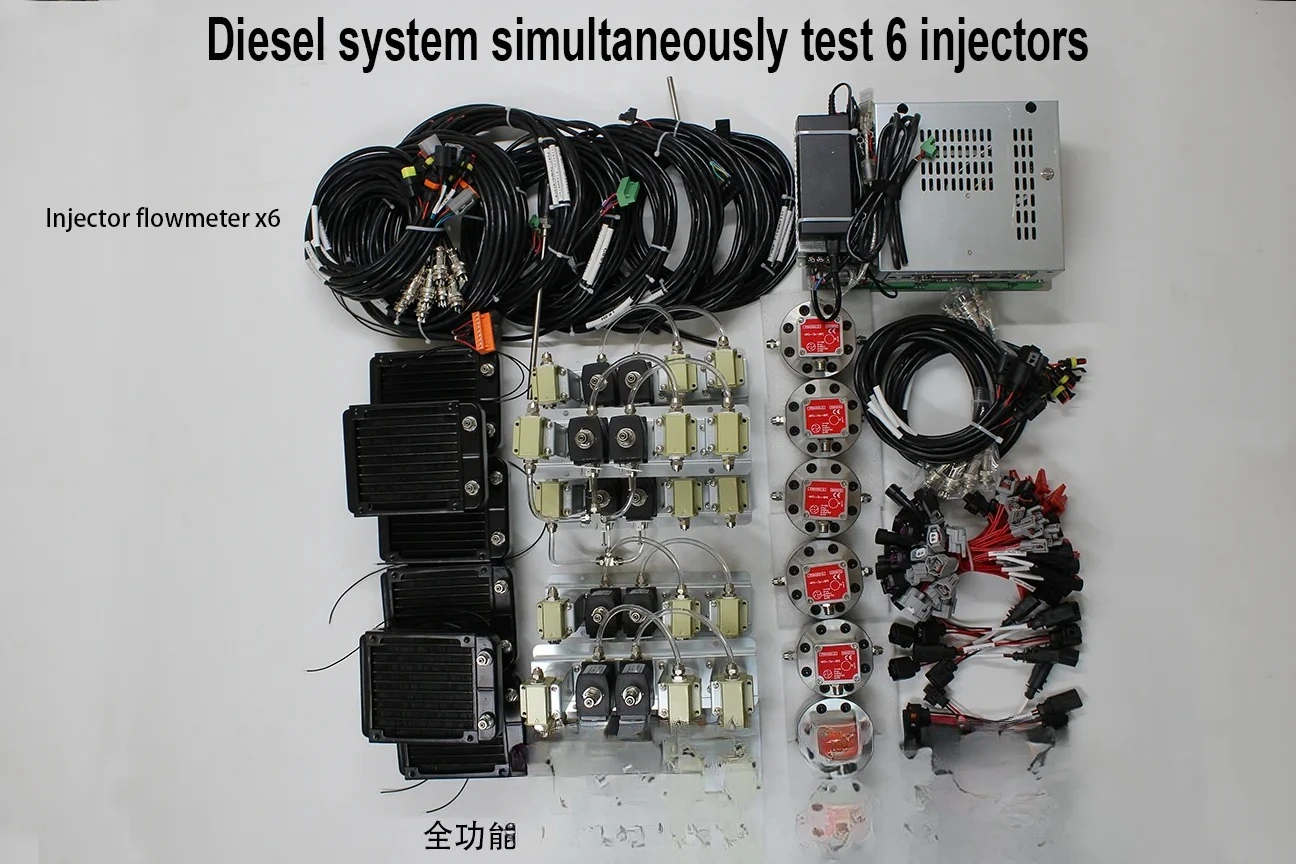Picture 3: 6 Injectors Testing Coding Simultaneously BEI-A Common Rail System Upgrade Test Bench System Control Host Tester Simulator