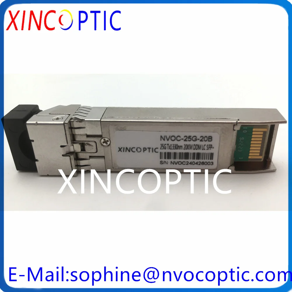 Imagem -06 - Módulo de Ligação Óptica de Fibra para Huawei Mikrotik Cisco 25g Bidi Wdm sm Sfp28 1270nm 1330nm 20km Único Modo lc